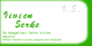 vivien serke business card